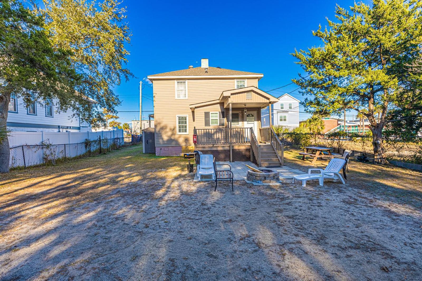 Dazzling Centrally Located Ocean View W 2 Kings, Huge Private Yard, 2 Decks, Firepit, Bbq Myrtle Beach Buitenkant foto